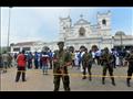 الشرطة في موقع تفجيرات سريلانكا                   