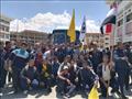 مسيرة طلابية بجامعة العريش لتأييد التعديلات الدستورية (6)