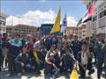 مسيرة طلابية بجامعة العريش لتأييد التعديلات الدستو