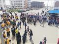 مسيرة طلابية بجامعة العريش لتأييد التعديلات الدستورية (10)