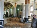 أثناء التشطيبات النهائية في مسجد أبو طبل الكبير