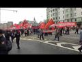 مسيرات احتفالية في موسكو
