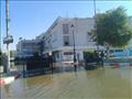 المياه تغرق الشوارع المحيطة بديوان عام محافظة أسوان