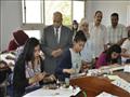 رئيس جامعة المنيا يتفقد لجان الامتحانات  (3)