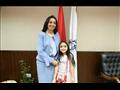 الدكتورة مايا مرسي والطفلة مايا أحمد الديب