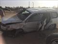سيارة مدير أمن أسيوط بعد الحادث