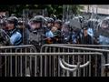 قوات الشرطة امام البرلمان الصيني