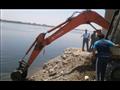 إزالة التعديات على نهر النيل في بني سويف (8)