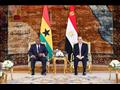 السيسي يبحث الأوضاع في السودان وليبيا مع رئيس غانا