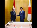 الرئيس السيسي ورئيس وزراء اليابان شينزو آبي
