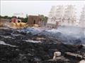 حريق في مخزن قش أرز بالشرقية