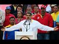 الرئيس الفنزويلي نيكولاس مادورو يلقي كلمة أمام الق