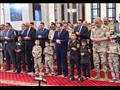 صور أداء الرئيس السيسي لصلاة العيد مع أبناء الشهداء  (1)