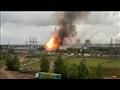 حريق إحدى المحطات الكهربائية بموسكو