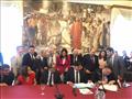 محافظ الإسكندرية خلال توقيع الاتفاقية في إيطاليا (2)