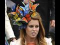 وظهرت بيارتيس مرة ثانية بقبعة غريبة من تصميم فيليب تريسي مايو 2008، واعتمد التصميم على الفراشات.