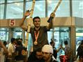وصول بعثة منتخب شباب كرة اليد الي مطار القاهرة (6)