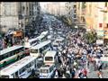 ميدان مزدحم بالسكان في قلب القاهرة 