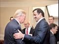 الرئيس الأمريكي ترامب وأمير قطر تميم بن حمد