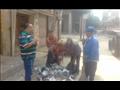 مراسل مصراوي مع عمال النظافة خلال عملهم في العيد