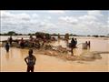 جانب من فيضان النيل في السودان