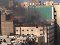 حريق هائل بفندق دلتا في الإسكندرية (1)