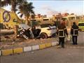 تحطم سيارة عمرو زكي في حادث مروع  بالساحل الشمالي (5)