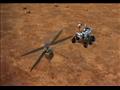 طائرة بدون طيار على سطح المريخ