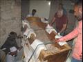 ترميم تابوت توت عنخ آمون بالمتحف المصري الكبير (4)