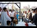 محافظ بني سويف يفتتح شادر أضحى مبارك لبيع اللحوم (2)