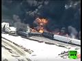 حريق قطار بولاية إيلينوي الأمريكية