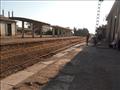 رصيف محطة قطار ابوغنيمة متهالكة