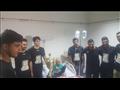 زيارة أبطال العالم لكرة اليد مستشفى سرطان الأطفال (5)