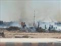 حريق هائل بمصنع كارتون في برج العرب (4)