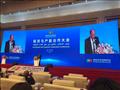 مجدي غازي خلال مشاركته في المؤتمر بالصين