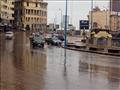 جانب من سقوط الأمطار أمس في مناطق متفرقة بالجمهورية