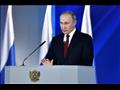 الرئيس الروسي فلاديمير بوتين يلقي كلمة أمام البرلم