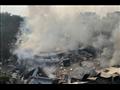 تصاعد الدخان من حطام مبنى انهار في نيودلهي جراء حر