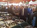 وزير التموين يتفقد سوق أسماك بورسعيد