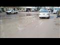 جانب آخر من آثار مياه الأمطار في الشوارع