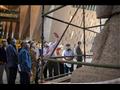 إزالة السقالات الإنشائية من المتحف المصري الكبير