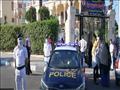 قوات الأمن المصرية من امام احدى المدارس