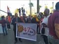 توافد مواطنون على ميدان الشهداء في بورسعيد