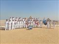 منطقة الأهرامات تستقبل فرقة الموسيقى التراثية للبحرية الفرنسية