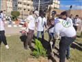 100 شاب يشاركون بمبادرة مصر جميلة في بورسعيد