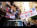 إزالة لافتات دعاية انتخابية في الإسكندرية 