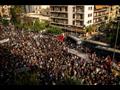   محتجون يهتفون بشعارات مناهضة للفاشية خلال تظاهرة