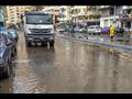 محافظ الإسكندرية يتابع كسح مياه الأمطار