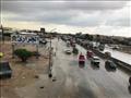 الأمطار تغرق الطريق الصحراوي بالإسكندرية