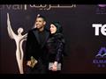 مؤمن زكريا وزوجته في مهرجان الفضائيات العربية 1